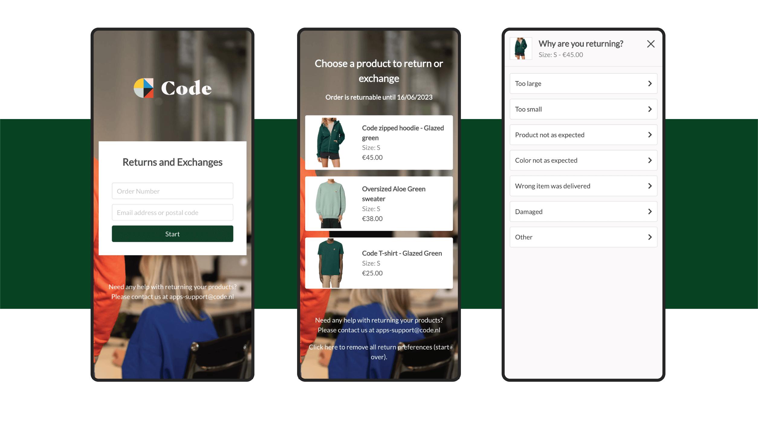 Zo ziet de integratie van Returner eruit