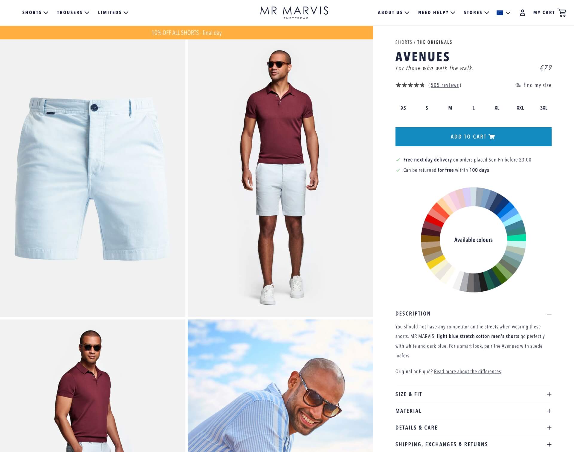 MR MARVIS webshop on Shopify Plus