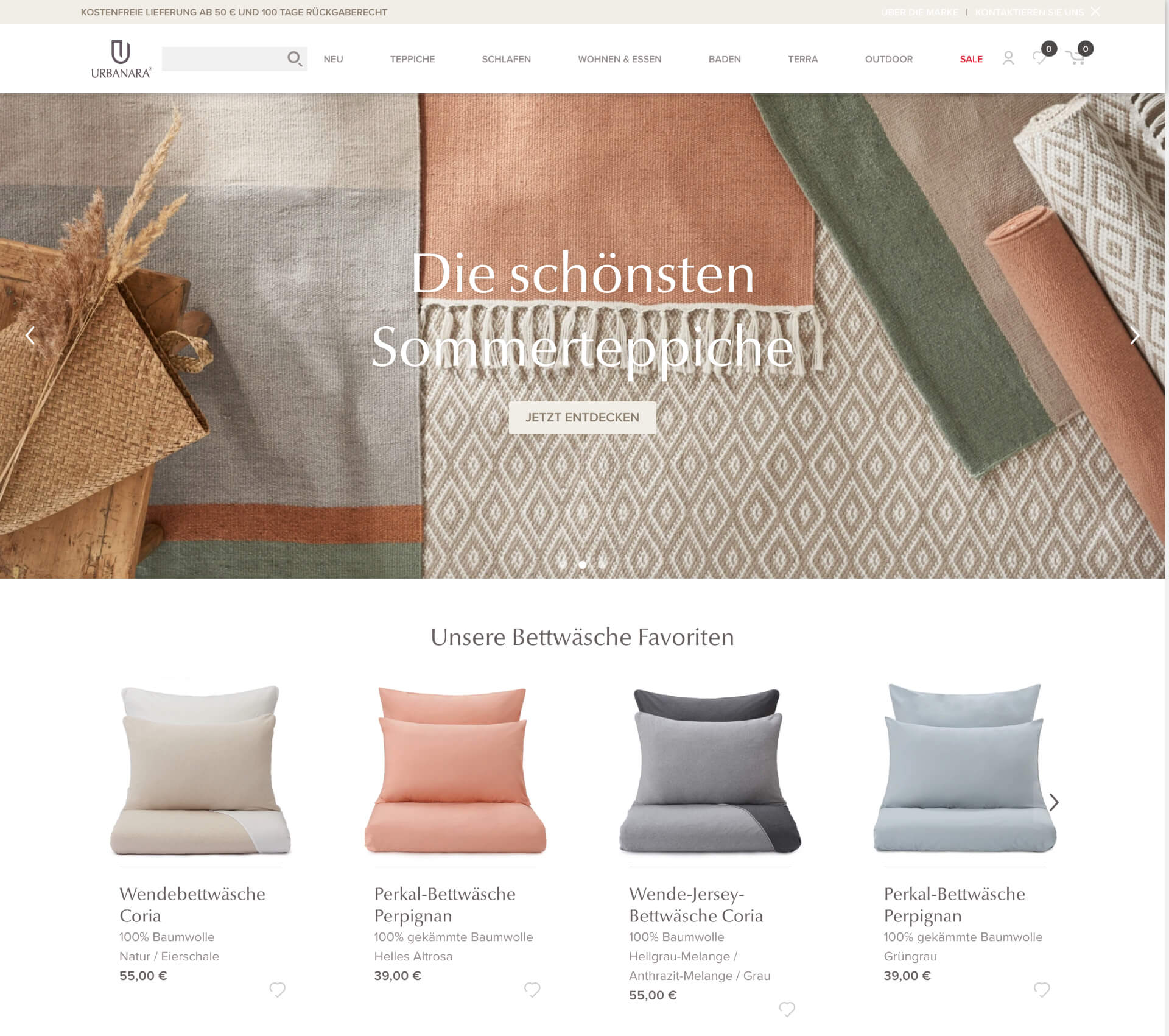 Shopify Plus webshop voor URBANARA | Code